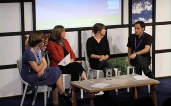 Rodge Glass, Jen Hadfield and Eleanor Thom (2010 event)