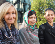 Malala Yousafzai Speaks at the Book Festival, introduced By J.K. Rowling