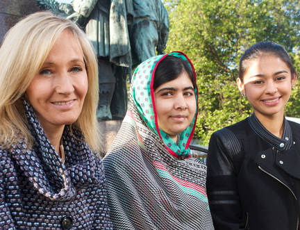 Malala Yousafzai Speaks at the Book Festival, introduced By J.K. Rowling