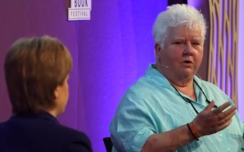 Val McDermid with Nicola Sturgeon (2015 Event)