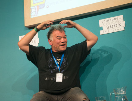 Stewart Lee Chats to Ian Rankin at Book Festival