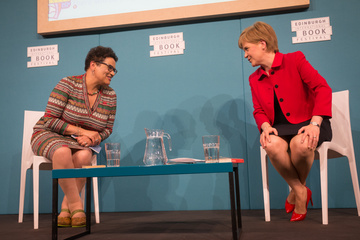 Jackie Kay with Nicola Sturgeon (2016 Event)