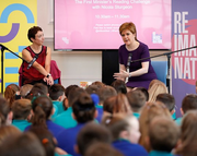 First Minister Attends Book Festival's ReimagiNation: Irvine Festival