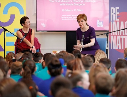 First Minister Attends Book Festival's ReimagiNation: Irvine Festival