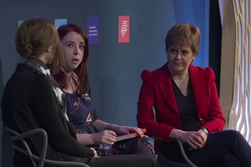 Heather McDaid & Nicola Sturgeon with Elif Shafak (2017 Event)