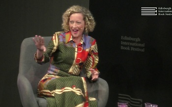 Cathy Newman at the Edinburgh International Book Festival