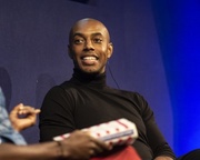 Casey Gerald talks to DeRay Mckesson at the Edinburgh International Book Festival