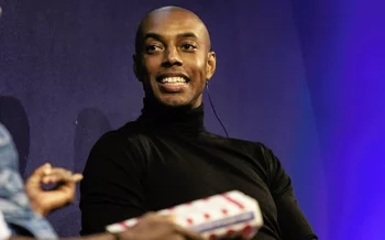 Casey Gerald talks to DeRay Mckesson at the Edinburgh International Book Festival