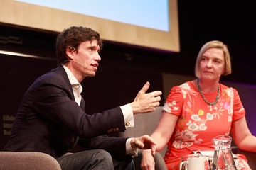 Rory Stewart speaks with Charlotte Higgins at the Edinburgh International Book Festival