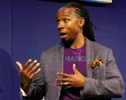 Ibram X Kendi talks to Deray Mckesson at the Edinburgh International Book Festival