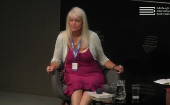 Lesley Riddoch at the Edinburgh International Book Festival