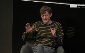 James Acaster at the Edinburgh International Book Festival