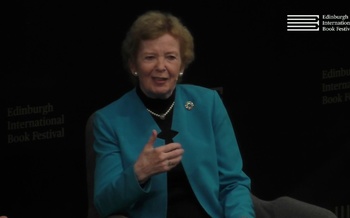 Mary Robinson at the Edinburgh International Book Festival