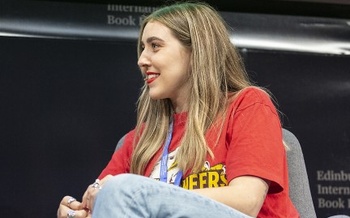 Gina Martin at the Edinburgh International Book Festival