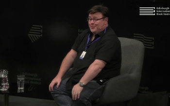 Derek Landy at the Edinburgh International Book Festival