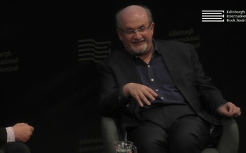 Salman Rushdie talks to James Naughtie at the Edinburgh International Book Festival