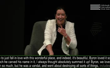 Victoria Hislop speaks with James Runcie at the Edinburgh International Book Festival