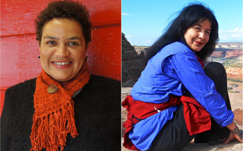 Suzanne Bonnar & Joy Harjo with Jackie Kay