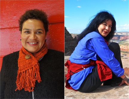 Suzanne Bonnar & Joy Harjo with Jackie Kay