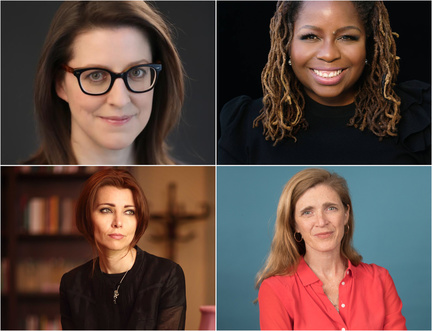 Francesca Donner, gender director at the New York Times, former United States Ambassador to the United Nations Samantha Power, acclaimed Turkish author Elif Shafak, and Veronica Chambers, editor of The Meaning of Michelle: 16 Writers on the Iconic First Lady and How Her Journey Inspires Our Own.