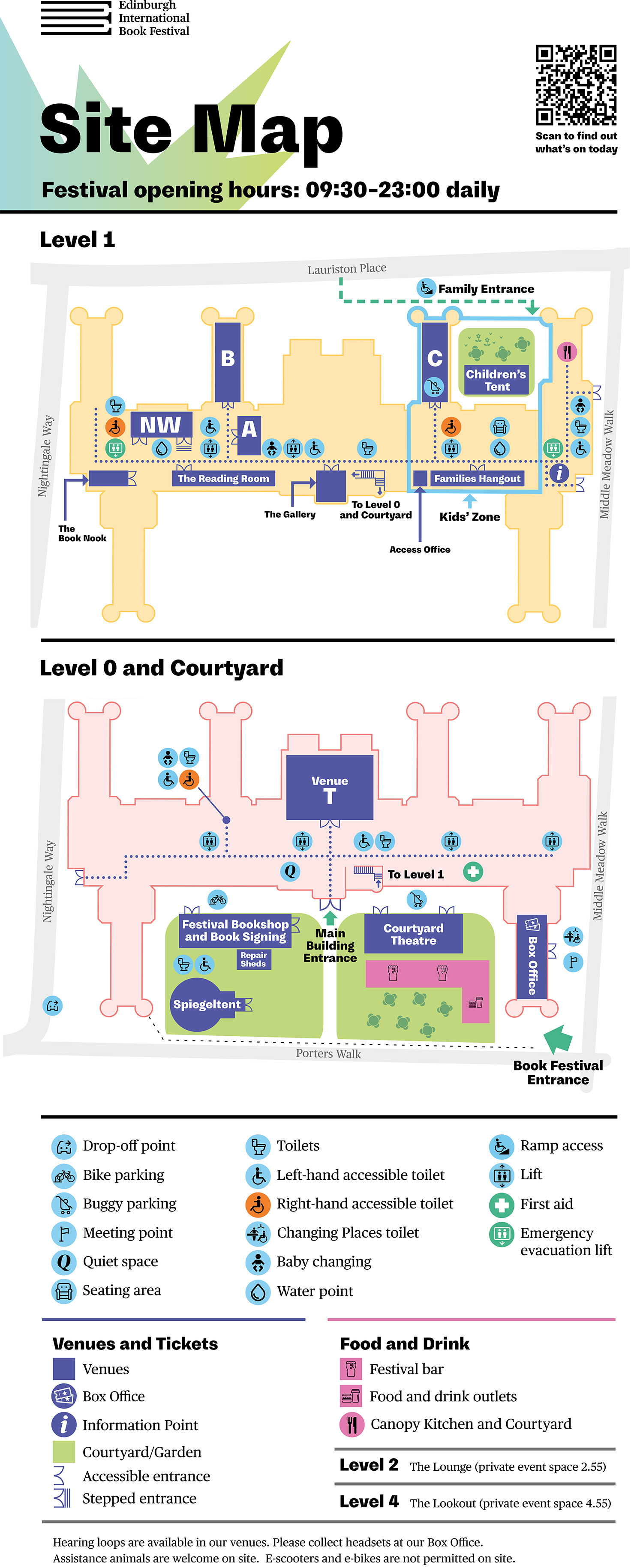 Site Map Book Festival at Edinburgh Futures Institute in 2025