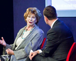 Edna O'Brien with Andrew O'Hagan (2011 event)