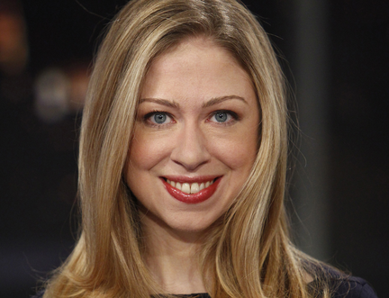Chelsea Clinton with Sally Magnusson